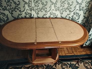 small table: Стол трансформер Для кухни, Раскладной стол, цвет - Коричневый — 1