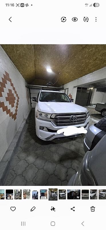 продажа ленд крузер 200: Toyota Land Cruiser: 2016 г., 4.6 л, Автомат, Дизель, Внедорожник — 2