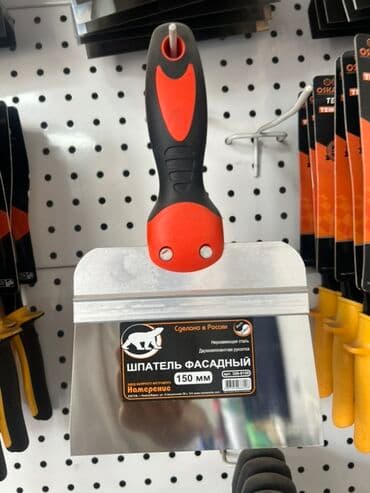 шпатель для текстуры дерева: Шпатель фасадный с полотном из нержавеющей стали и двухкомпонентной — 2