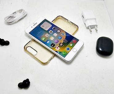 honor 8: IPhone 8 Plus, Б/у, 64 ГБ, Серебристый, Наушники, Зарядное устройство, Защитное стекло, 100 % — 7
