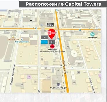 Квартиры: 3 комнаты, 101 м², Вефа ТЦ Элитка, 6 этаж, ПСО (под самоотделку) — 4