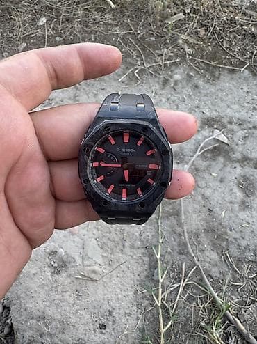 g shock часы: Спортивные часы часы, Casio (G-Shock), Таймер и секундомер, Водонепроницаемые, Мужские, Б/у — 2