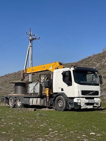 волва 380: Автокран-манипулятор на базе грузовика Volvo FM (320 л.с.) с монтажной — 1