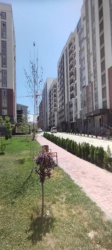 Квартиры: 1 комната, 45 м², Асанбай мкр Элитка, 6 этаж, ПСО (под самоотделку) — 6