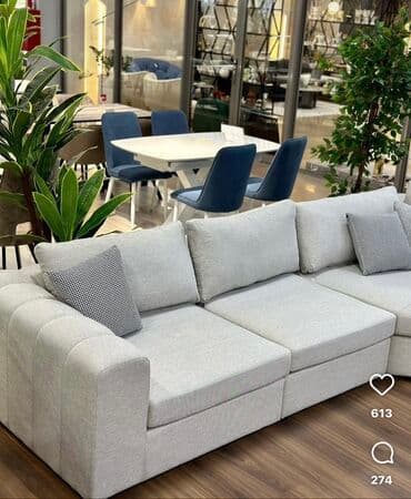 модульная мягкая мебель: Модульный диван, Б/у — 4