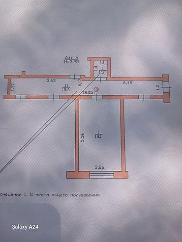 аренда помещений 35кв: Однокомнатное помещение с отдельным входом. Планировка и параметры — 2