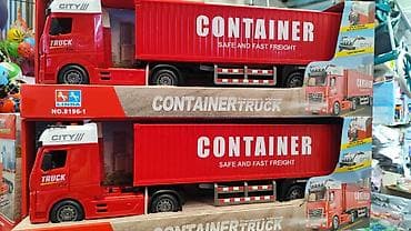 набор для машина: Игрушечные грузовики CITY TRUCK от LINDA - Модели: Container Truck — 1