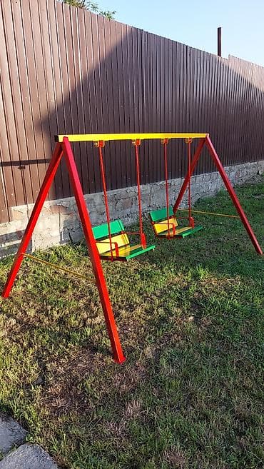 оюндар: Игровая Детская площадка. Для детского садика! Качели двухместные 19 — 10