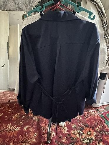 Кофты, свитеры: Блузка, Классическая модель, Однотонный — 1