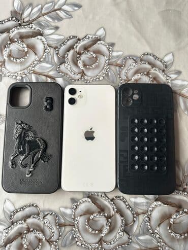 бу телефоны айфон 5: IPhone 11, Колдонулган, 128 ГБ, Ак, Коргоочу айнек, Каптама, 100 % — 7