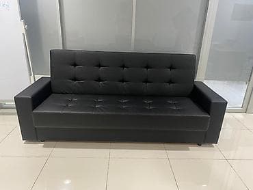 Үй жана бакча: Кеңсе үчүн диван, Жаңы, түсү - Кара, Булгаары — 2