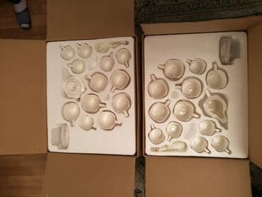 чайный сервиз на 12 персон: Продаю новый сервиз на 12 персон 125 предметов Посуда абсолютно — 6