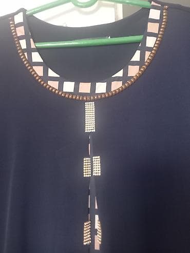 retro casio: Продаю платье весеннее.Французкой длины.Синие в хорошем — 1