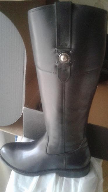 Туфли: Сапоги, 36.5, Frye, Новый, цвет - Черный, Самовывоз — 1