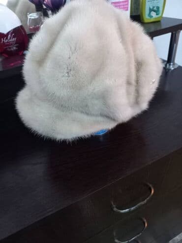 Шапка, Норка, Зима, С козырьком