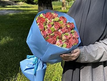подушки для сна: Букет из зефирных тюльпанов - Съедобный букет, составленный из — 3