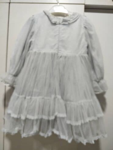 продать детские вещи бу: Детское платье, цвет - Бежевый, Б/у — 5