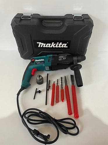 Перфоратор Makita (сетевой) в комплекте с кейсом и оснасткой — 2