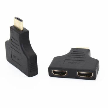 видеокоммутаторы стоечный: Переходник для монитора HDMI (M) - 2 x HDMI (F). HDMI - сплиттер — 1