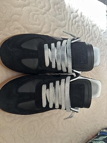 кожаные бу: Мужские кроссовки, 39, Maison Martin Margiela, Б/у, цвет - Черный — 2