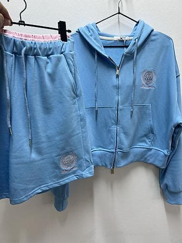 спортивные формы: Спортивный костюм, Шорты, Корея, На молнии, Стандарт — 5