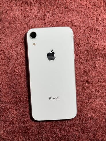 iphone xr цена в бишкеке: IPhone Xr, Б/у, 128 ГБ, Белый — 1