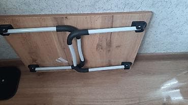 стол медицинский: Складной стол для ноутбука, Новый, цвет - Коричневый — 2