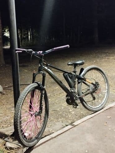 горный велосипед с широкими колесами: Горный велосипед, Рама M (156 - 178 см), Алюминий, Б/у — 7