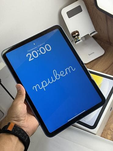 Планшеты: Планшет, Apple, память 128 ГБ, 10" - 11", 5G, Б/у, Классический цвет - Синий — 4