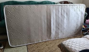 Кровати: Спальный матрас, Односпальный, Пружинный, Матрасы средней жесткости, Самовывоз — 1