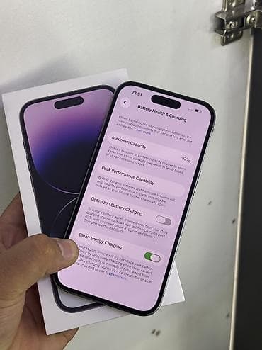 ipad mini: IPhone 14 Pro, Новый, 256 ГБ, Deep Purple, Коробка, В рассрочку, 92 % — 4