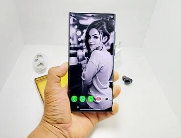 Samsung Galaxy S22 Ultra, Колдонулган, 128 ГБ, түсү - Жашыл, 1 SIM, 2 SIM, eSIM