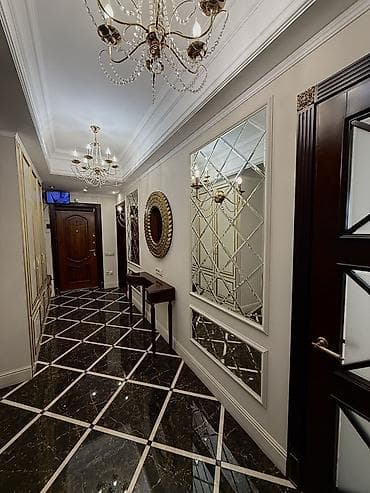 Квартиры: 3 комнаты, 140 м², Джал мкр (в т.ч. Верхний, Нижний, Средний) Элитка, 5 этаж, Дизайнерский ремонт — 3