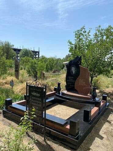 фотографии на памятники: Изготовление крестов, Изготовление овалов с фото, Изготовление оградок | Габбро, Металл, Мозаика | Оформление — 2