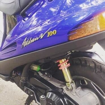 дождевик для скутер: Suzuki Address
100 кубов
2 тактный 
Мопед после полной реставрации — 4