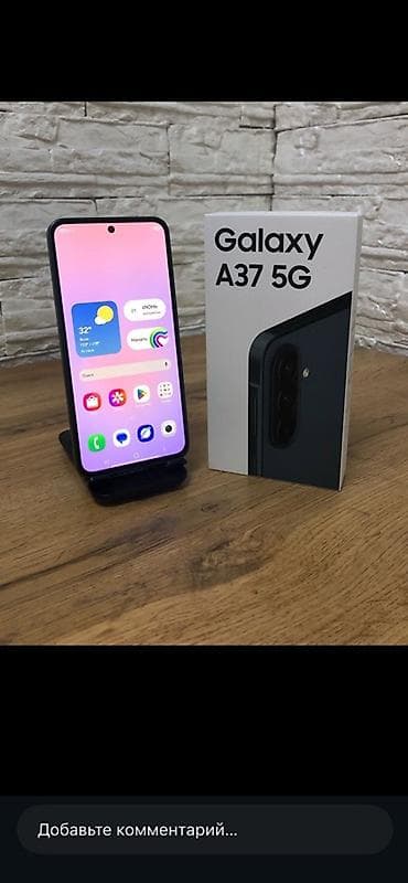 tecno phantom: Samsung Galaxy A37, Новый, 128 ГБ, цвет - Черный — 1
