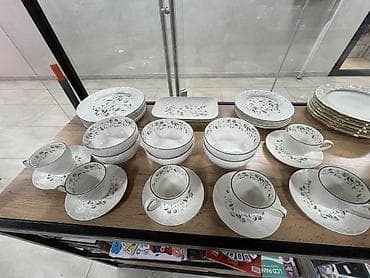 Набор из 32 предметов на 6 персон🔥 Фарфоровые сервизы для чаепития и