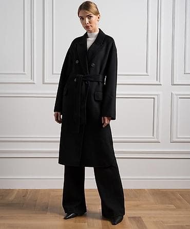 Блузкалар: Пальтолор, Классика, Күз-жаз, Узун модель, Кош борттуу модель, L — 3