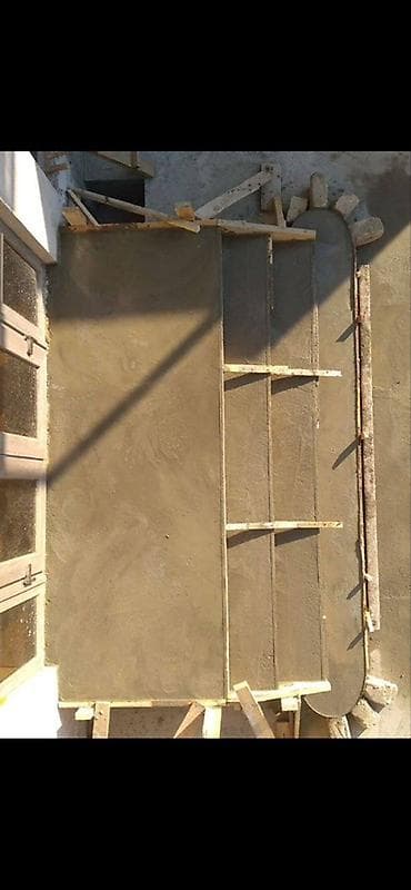 Бетонная лестница Для дома, Форма лестницы: Много-маршевая