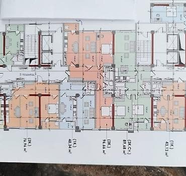 discovery studio: Студия, 97 м², Асанбай мкр 11 этаж, Свежий ремонт — 1