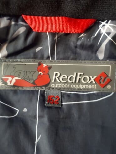 брендовые вещи оригинал: Горнолыжная куртка. на 12-15 лет. ред фокс оригинал. в хорошем — 6