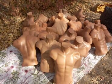 Торсы-манекены мужские безголовые (витринные бюсты) - Материал