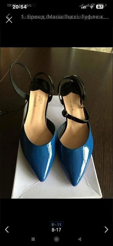 как новый: Лоферы, 37, Gosia Baczyńska, Новый, цвет - Синий — 2