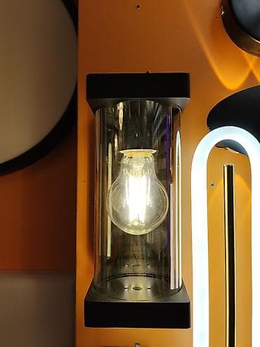 study lamp: Настенный уличный светильник в современном стиле. - Корпус — 1