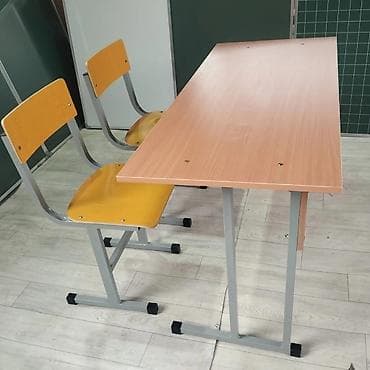 доски для школы: Комплект парты и стула, Новый, Самовывоз — 2