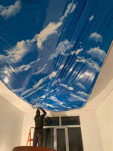 требуются монтажники натяжных потолков: Натяжной потолок Глянцевое, Матовое, 3D потолки Монтаж, Гарантия, Демонтаж — 6