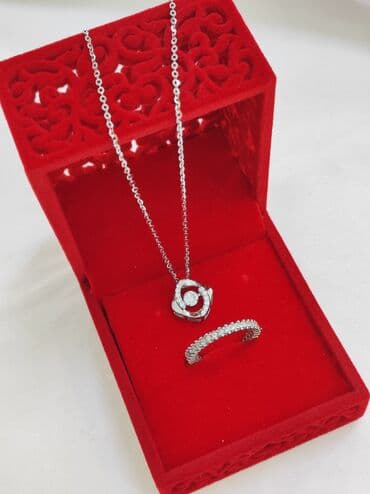 свадебные наборы ручной: Цепочка+ кольцо Италия Серебро 925 пробы Цена за Набор Есть доставка — 5