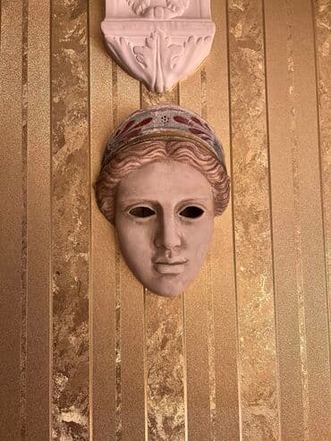 статуя: Настоящий очень старый сувенир с Греции сделан из глины — 2