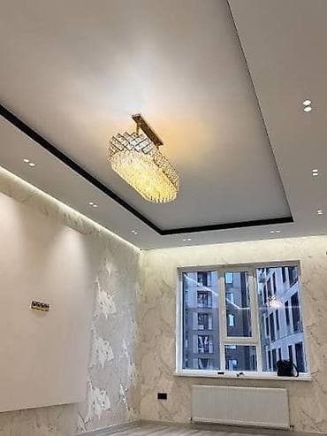 натяжной потолок 3d: Натяжной потолок Матовое Монтаж — 3