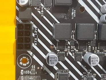 ddr 5: Материнская плата, Б/у, Asus, LGA1200, Micro-ATX, Для ПК — 8